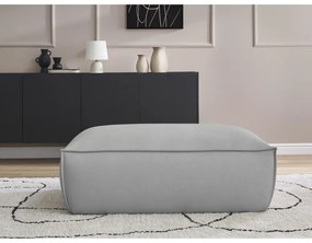 Világosszürke bőrutánzat lábtartó Boheme – Bobochic Paris