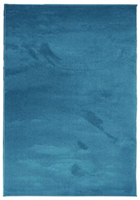 OVIEDO türkiz rövid szálú szőnyeg 140 x 200 cm