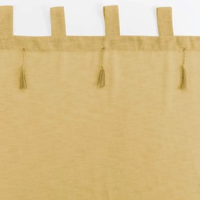 Sárga átlátszó függöny 140x240 cm Dalila – douceur d'intérieur