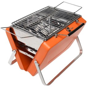 Faszenes hordozható grillsütő Burnt Orange – Rex London