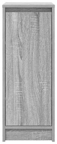 szürke sonoma színű szerelt fa cipőszekrény 29,5x34x76 cm