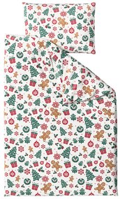 Pamut ágyneműhuzat MERRY MOOD fehér Ágyneműhuzat mérete: 70 x 90 cm | 140 x 200 cm