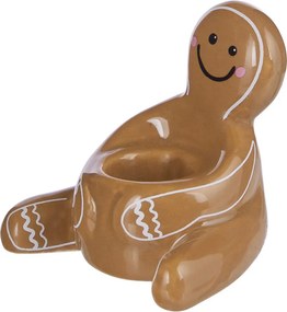 GINGERBREAD kerámia gyertyatartó mézeskalács 6 cm