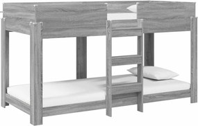 vidaXL Szükidő ágy Szürke Sonoma 100 x 200 cm Faanyag