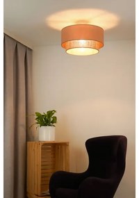 Duolla - Felületre szerelhető csillár  BOHO 1xE27/15W/230V átm. 45 cm bézs/barna