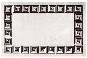 világosbézs csúszásmentes mosható szőnyeg 160 x 230 cm