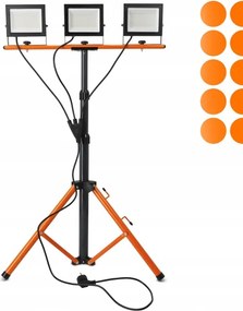 LED-reflektor állvánnyal 3xLED/50W/230V 4500K IP65 fekete/narancssárga