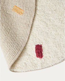 Krémszínű pamut gyerek szőnyeg ø100 cm Epifania – Kave Home