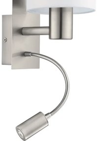 Eglo - LED Flexibilis lámpa PASTERI 1xE27/40W+LED/3,8W fehér