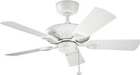 Kichler modern mennyezeti ventilátor kevlar matt fehér elsklf-kevlar-42-wht IP44