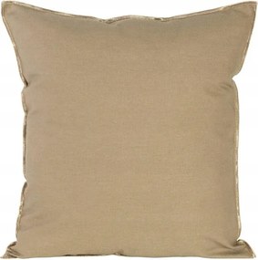 Dekoratív párnahuzat LEN-4 45x45 bézs