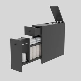 Fürdőszobai szekrény CALENCIA 55x60 cm antracit színben