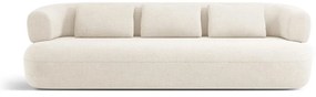 Bézs buklé kanapé 226 cm Jenny – Micadoni Home