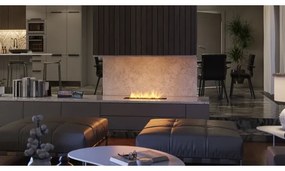 InFire - Beépített BIO kandalló 7,5x60 cm 3,5kW fekete