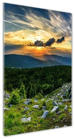 Üvegfotó Panoráma a hegyek osv-118999415