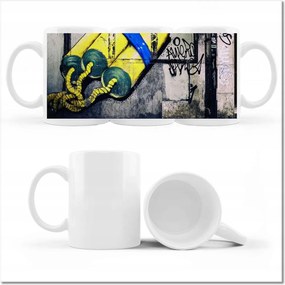 Graffiti fényképes bögre Utcaművészet