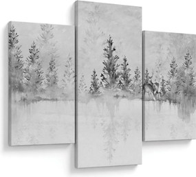 Kép - Szarvas a tónál (90x60 cm)