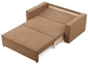 Zeus kanapé, szövet anyag, hab töltet, egyenes kartámasz, barna