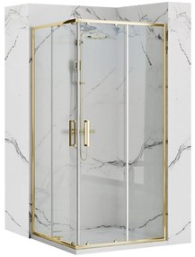 Zuhanykabin Rea Punto 90x90 Gold