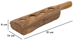 Tekfa gyertyatartó 51x14x6cm