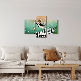 Kép - fantázia nyuszi (90x60 cm)