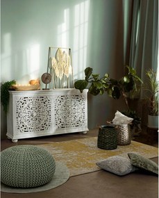 Fém fali dekoráció 52,5x95 cm Adhira – Bizzotto