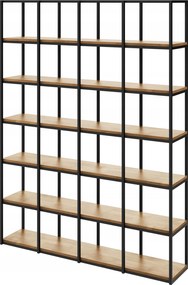 Wood Box könyvespolc 212x160 Loft könyvespolc