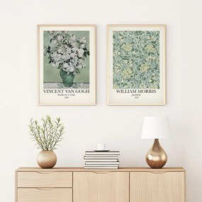 Huhu277 keretezett MDF falikép, 50 x 70 cm, 2 db-os szett