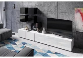 Faliszekrény PAVO 34x34 cm fényes fekete