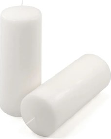 Gyertya készlet  20 cm Ø 7,5 cm 4 db fehér
