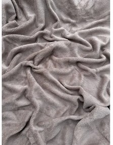 Mikroplüss lepedő Sötétbarna Méret: 90/100x200cm