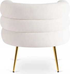 Fotel krém színben PRESTON