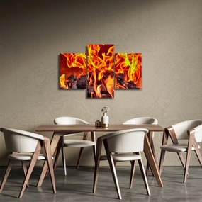 Az égő szén képe (90x60 cm)