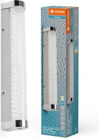 Fürdőszobai lámpa Led Fali lámpa Tükör 9W 900lm Cct Króm IP44 40cm Obris