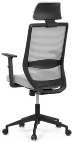 Szürke hálós irodai szék szinkronmechanikával. KA-V3329 GREY