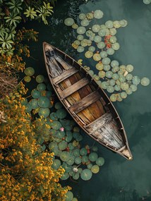 Poszter 30x40cm Hajó a természet között