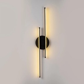 Umut 13299 fekete fém LED falilámpa