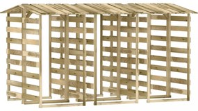 6 db impregnált fenyőfa pergola tetővel 100 x 90 x 200 cm