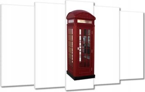 Vászonkép 100x60 Piros angol fülke