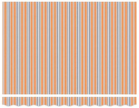 Behúzható napellenző Tarka csíkos 250x200 cm szövet