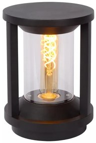 Lucide 15804/22/30 - Kültéri lámpa CADIX 1xE27/15W/230V 22 cm IP65 fekete