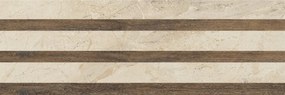 Dekor Fineza Adore beige stripes 25x75 cm matt DADORE275ST
