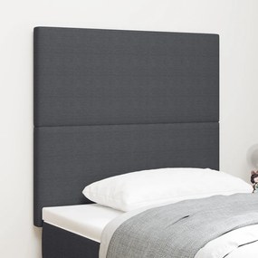 LED Fejtámla Sötétszürke 80 cm Corduroy Ágynemű