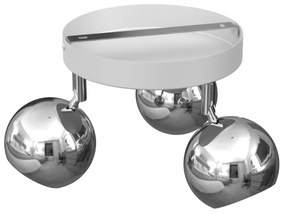 Spotlámpa COMET 3xGU10/8W/230V fehér/fényes króm