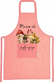 Újrahasznosított Öko Pamut Kötény Nagyinak Ajándék Gomba Hívja Az Anyukát