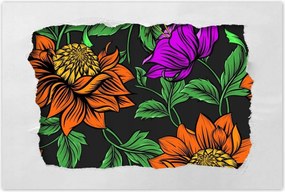 Poszterek 120x80 Virágok Levelek