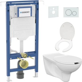 Függesztett WC + ETIUDA WC-ülőke + SIGMA nyomólap + beépíthető modul + alátét