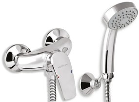 Zuhany csaptelep Novaservis Metalia 57 zuhanyszettel együtt 100 mm Króm 57065.0