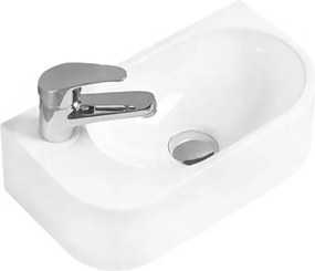 Mexen Viera jobb oldali munkalapba süllyesztett mosdókagyló 40 x 21 cm, fehér - 21274000R