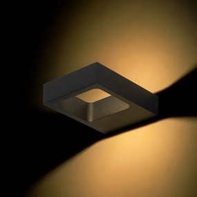 RENDL LEA nástěnná černá 230V LED 6W 3000K